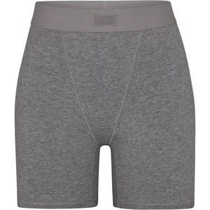SKIMS BOYFRIEND DARK HEATHER GREY BOXER SHORT